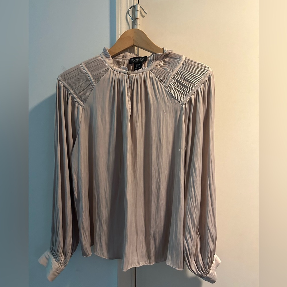 Rachel Zoe long sleeve blouse size M